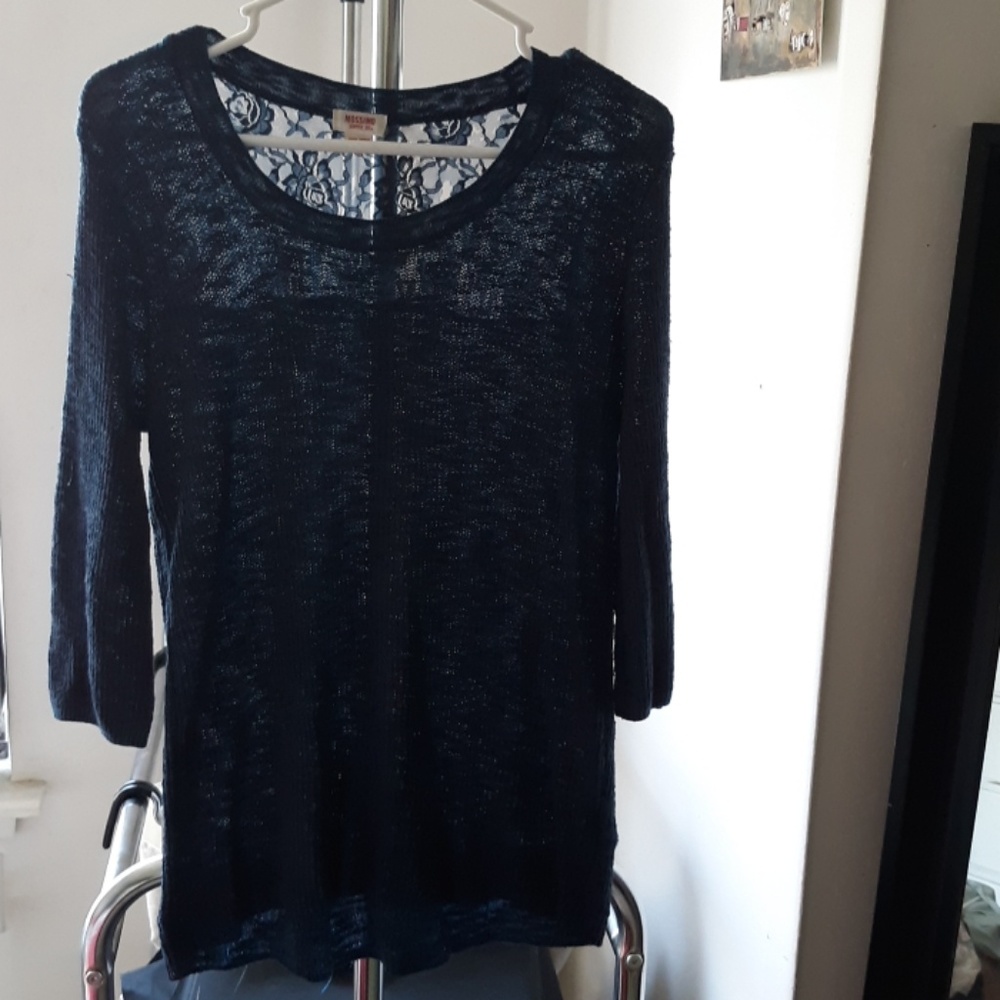 Mossimo navy blue sweater